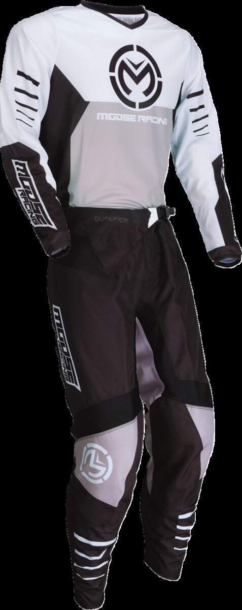 PANT QUALIFIER BLACK/WHITE 30