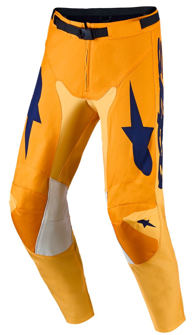PANT RACER AMBER ORG/GLD/BLU 4