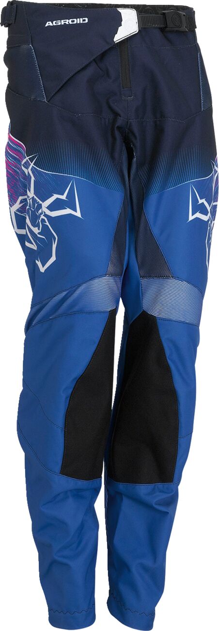 PANT YTH AGRD PK/BL 28