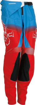 PANT YTH AGRD RD/WH/BL 26
