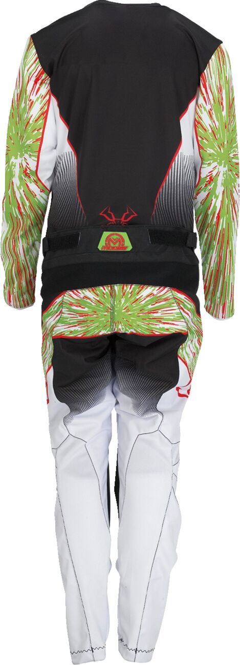 PANT YTH AGRD GN/RD/BK 22