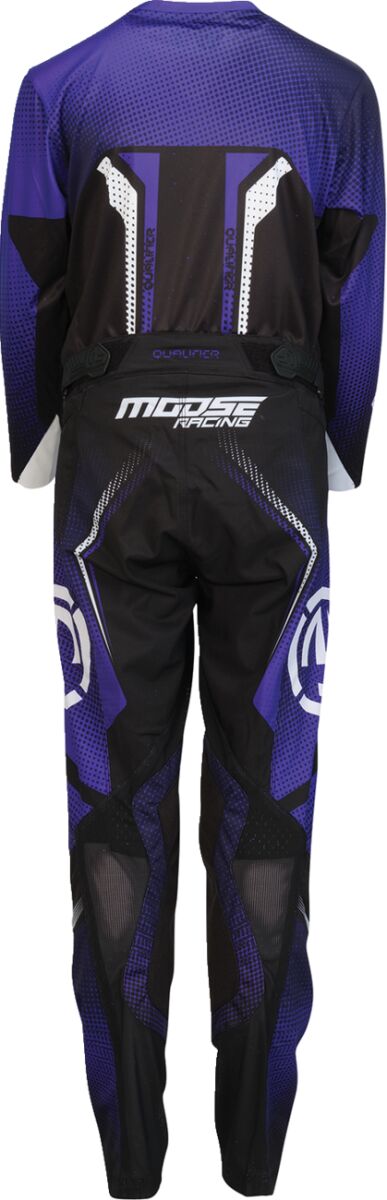 PANT YTH QUALIFIER BLACK/PURPL