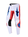 PANT YTH FLUID GRID ORAN/BLUE