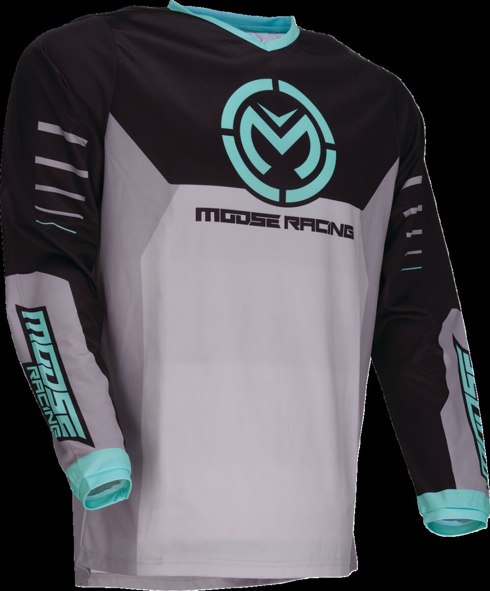 JERSEY QUALIFIER GRAY/TEAL XL