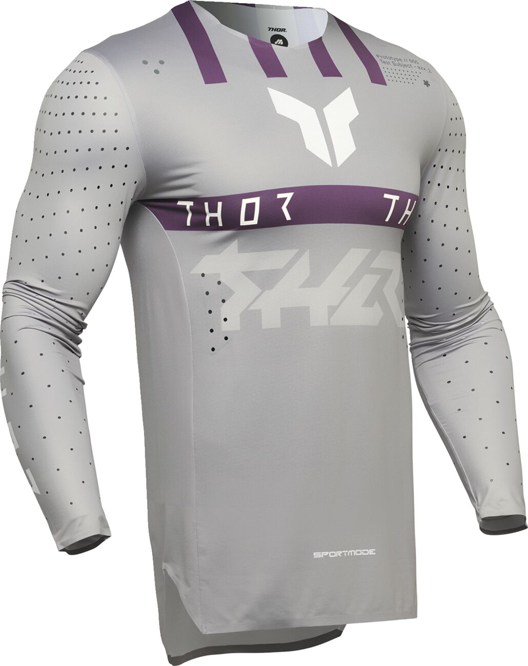JERSEY SPRTMODE FLITE GY/PU 2X