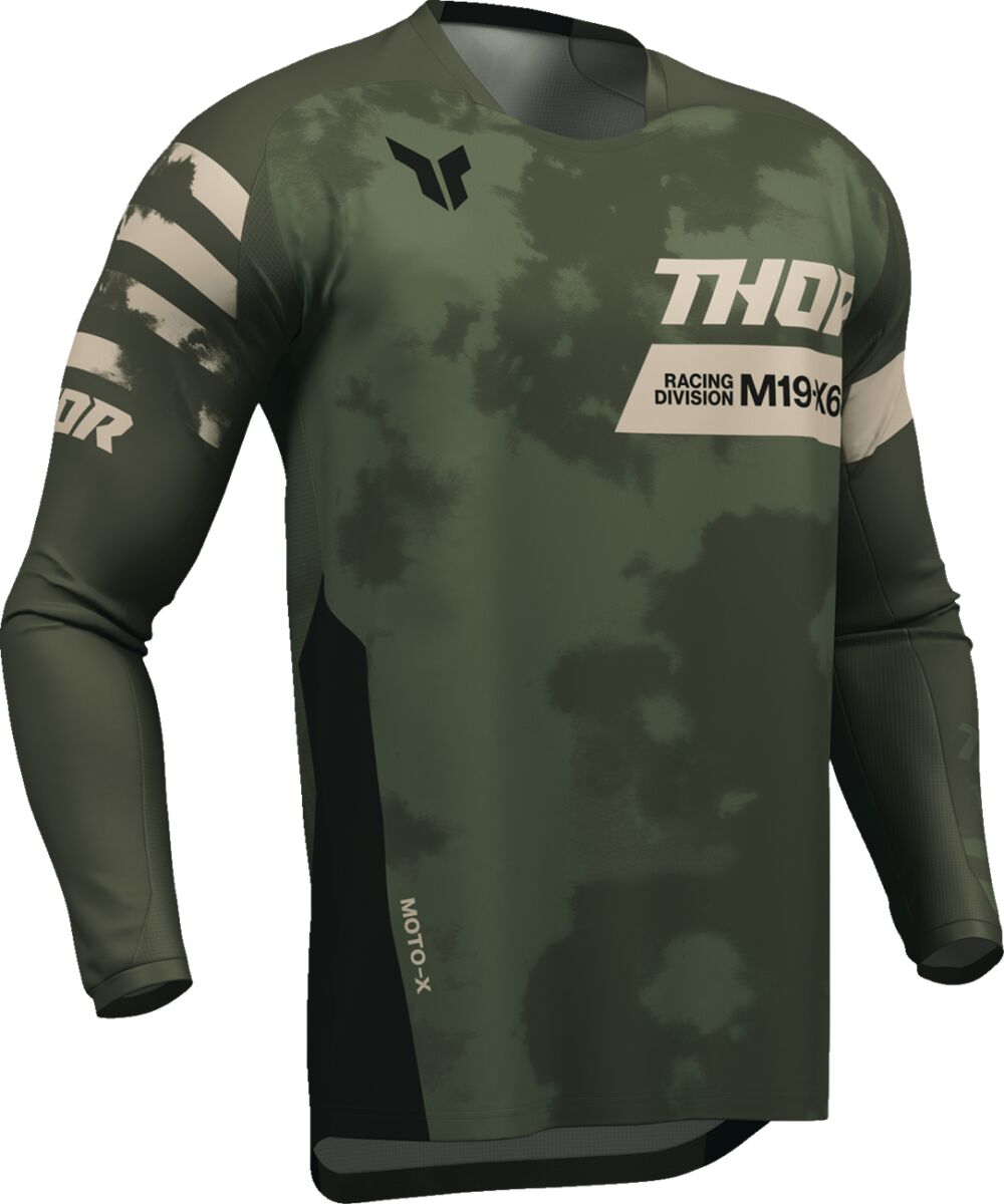 JERSEY LAUNCHMODE BLEACH BLK/C