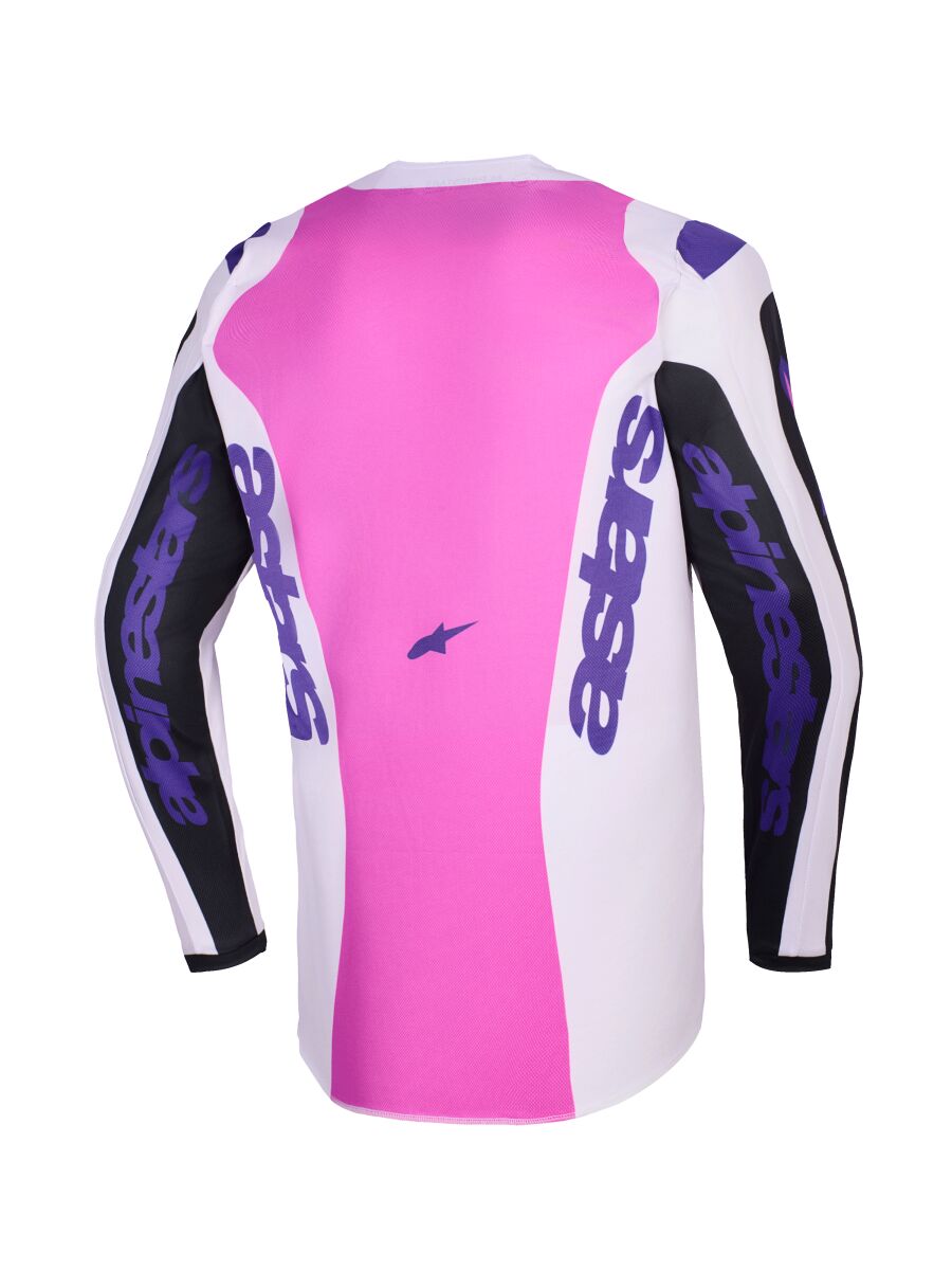 JERSEY FLUID GRID BLK/GY/PU XL