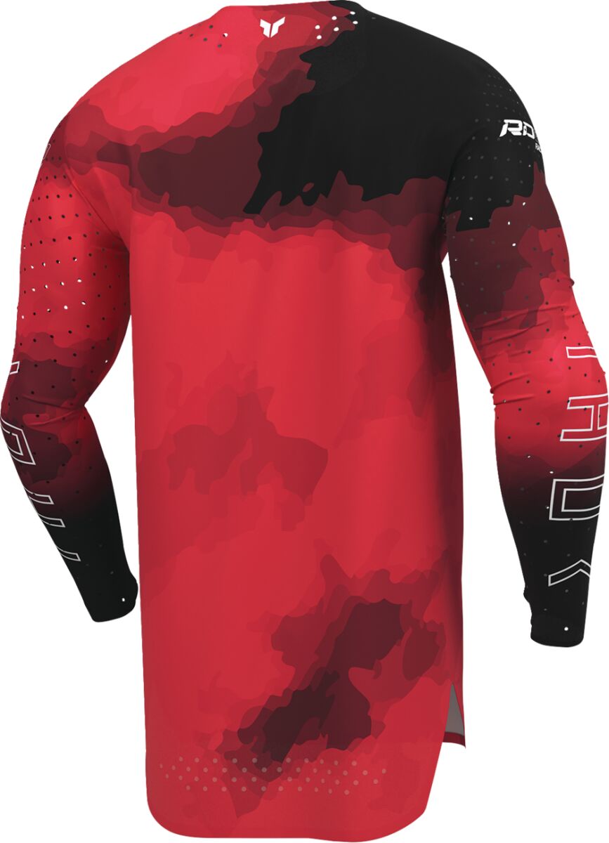 JERSEY SPORTMODE CARBON BK/RD