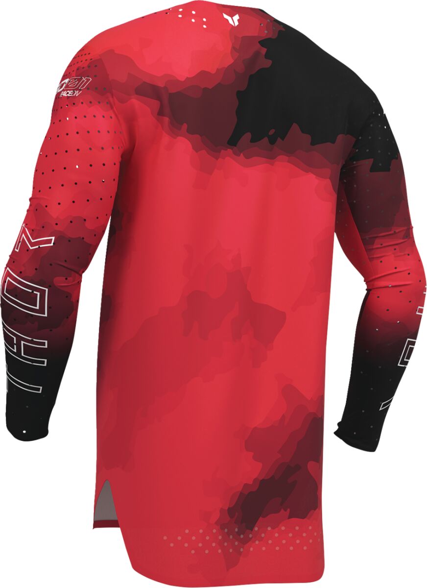 JERSEY SPORTMODE CARBON BK/RD
