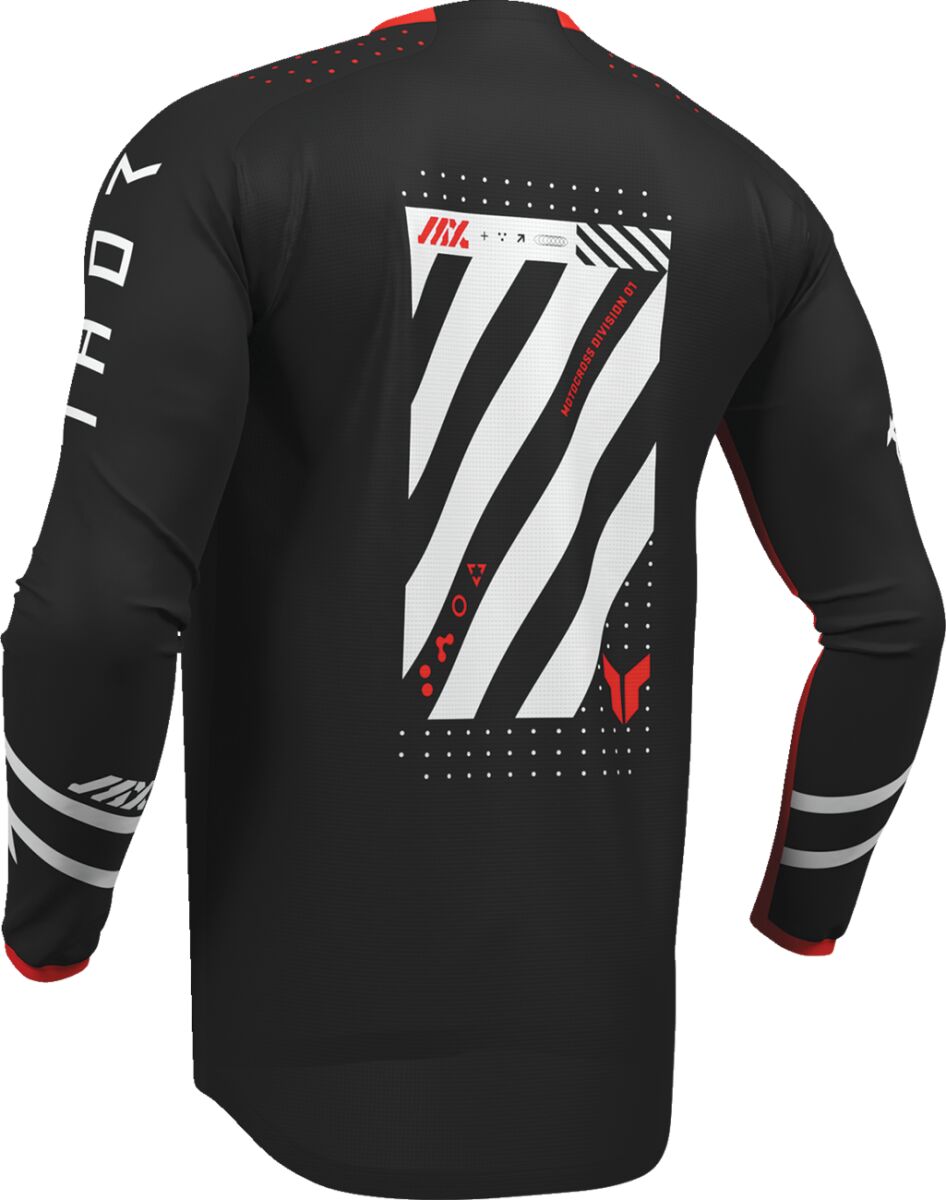 JERSEY LAUNCHMODE FUTURA BK/RD
