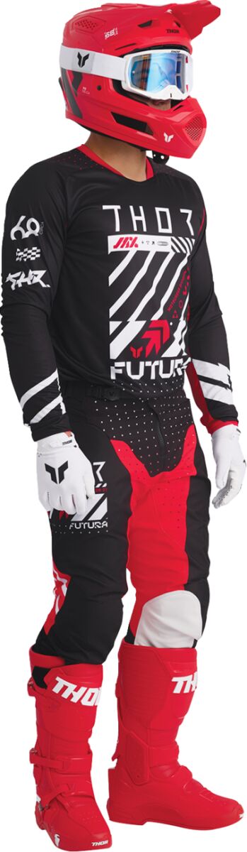 JERSEY LAUNCHMODE FUTURA BK/RD