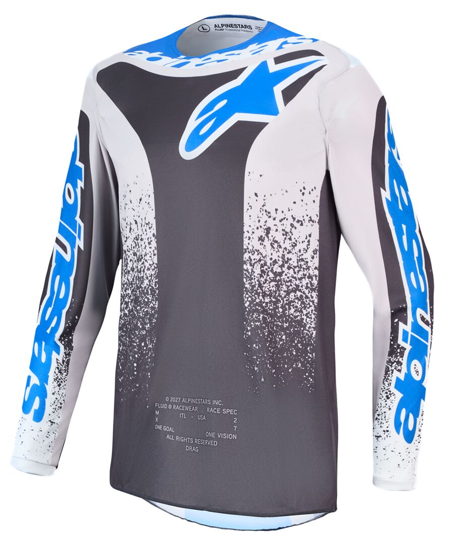 JERSEY FLUID DRAG GRY/LIL/BLU