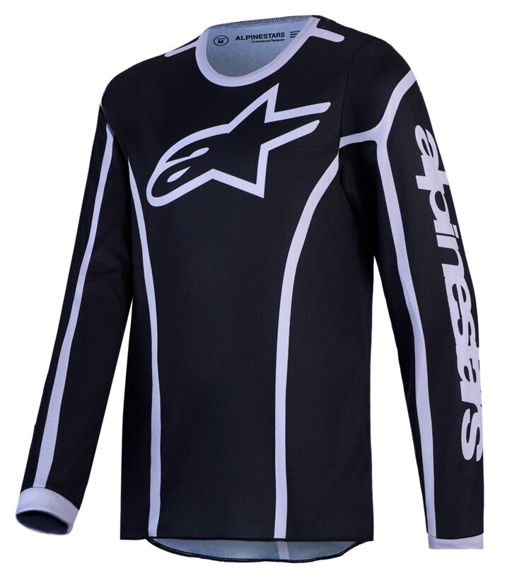 JERSEY YTH FLUID APEX V2 BLK/S