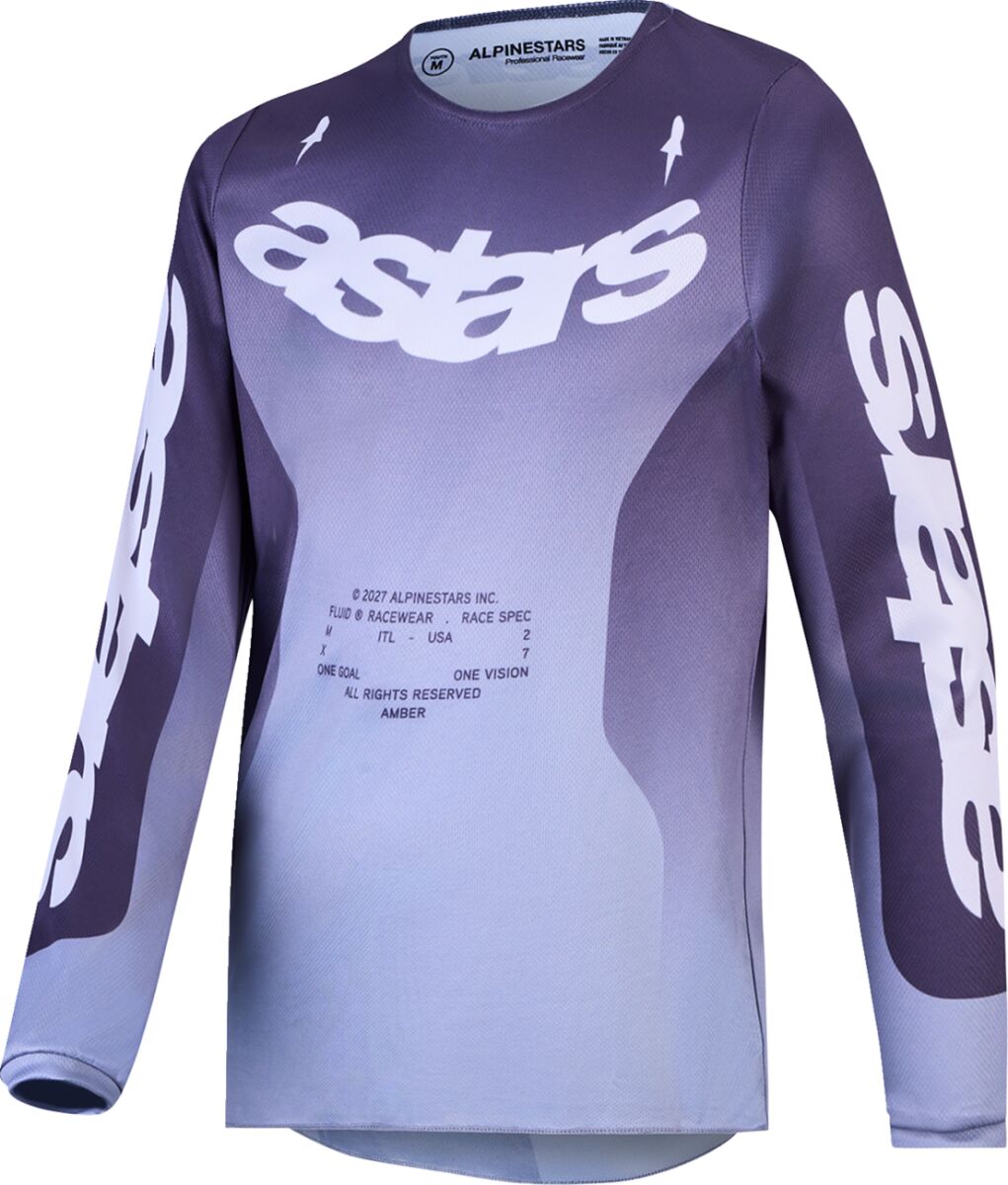 JERSEY YTH FLUID AMBER GRY/LIL