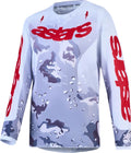 JERSEY YTH FLUID LONE CAM/WHT/