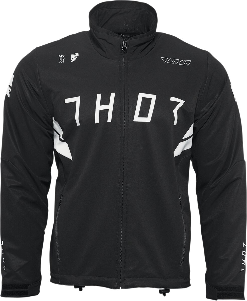 JCKT THOR WARMUP BK/WH SM