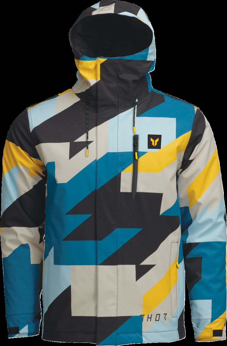 JACKET TOUR BRAVE BL/YL LG