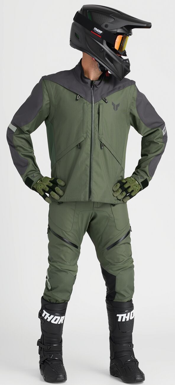 JACKET TERRAIN ARMY/CHARCOAL L