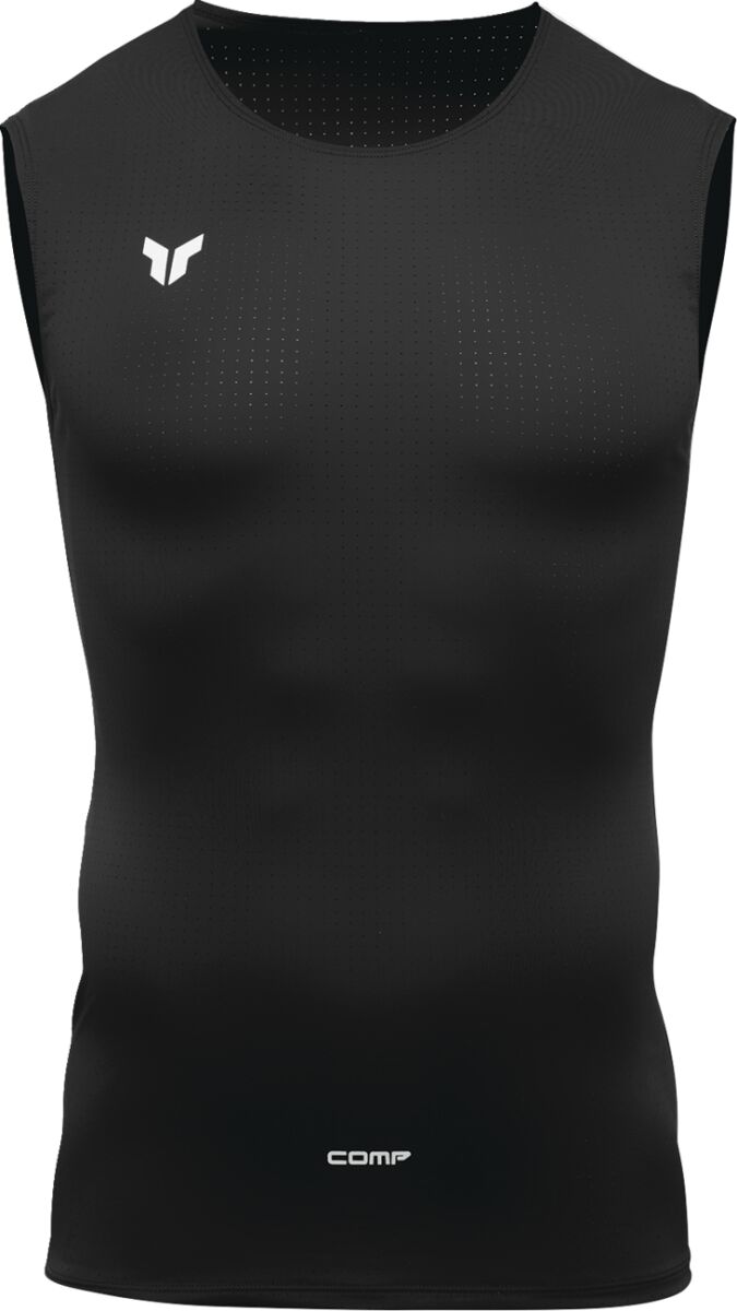 SHIRT SLEEVELESS COMP BLACK SM