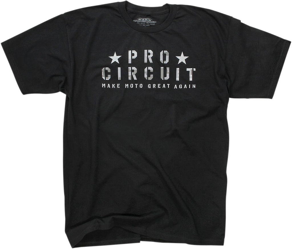 TEE PC FLAG BLK MD