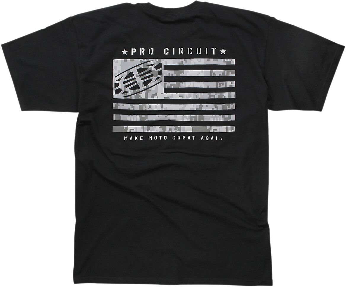 TEE PC FLAG BLK XL
