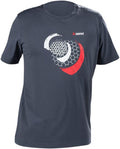 TEE MEN MESH BL/GR XL