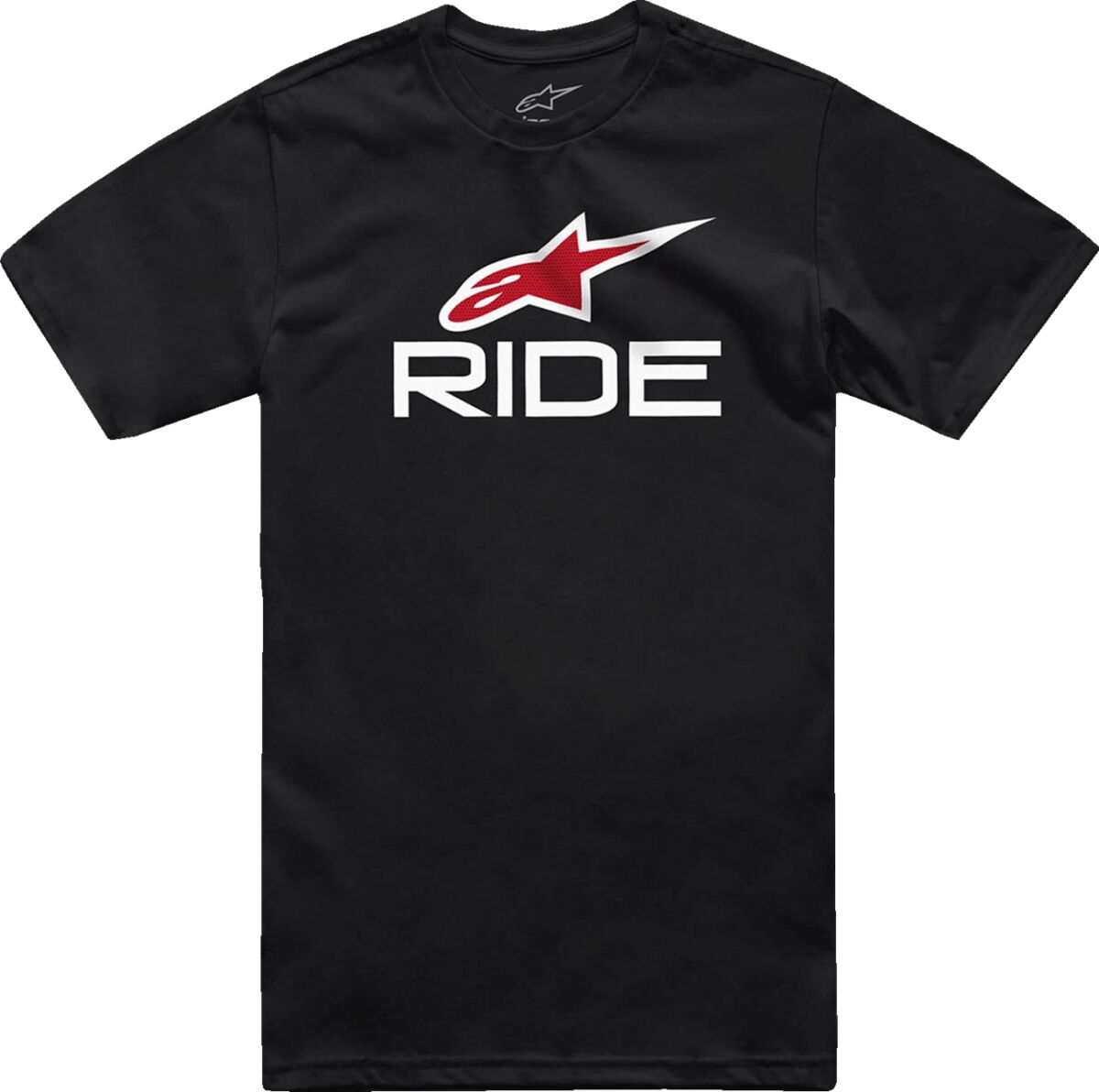 TEE RIDE 4.0 SS BK/WT/RD L