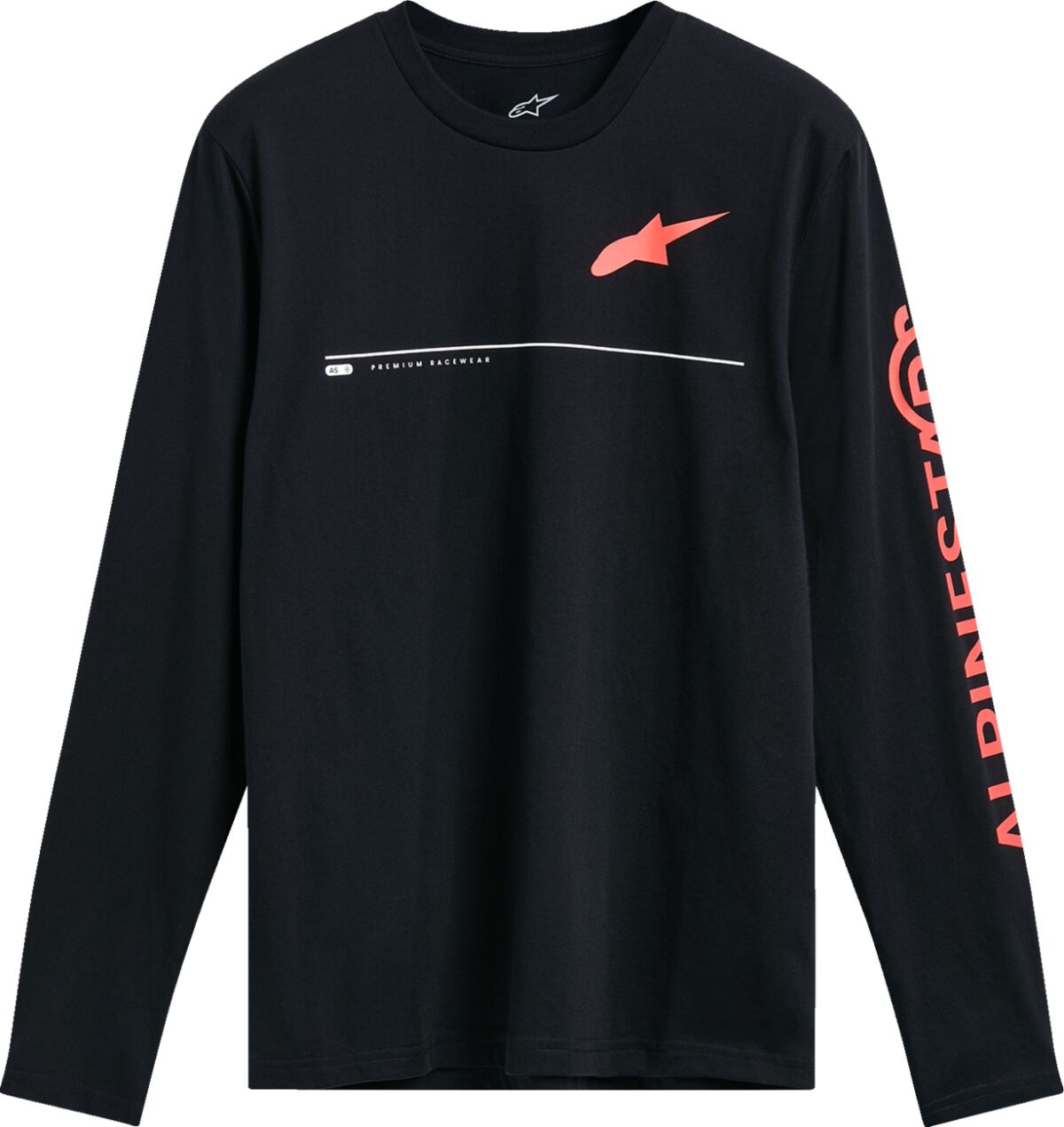 LS TEE CSF COMMITTED BLACK L