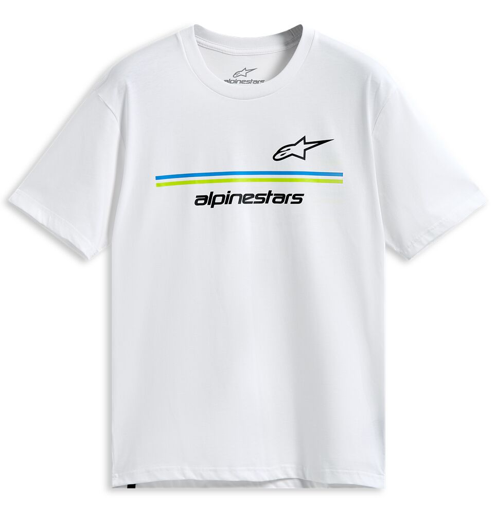 TEE SS CSF LANES WHITE M