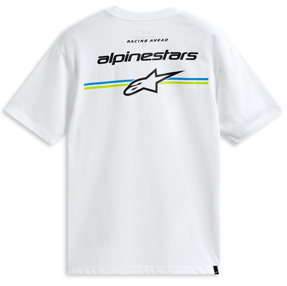 TEE SS CSF LANES WHITE M