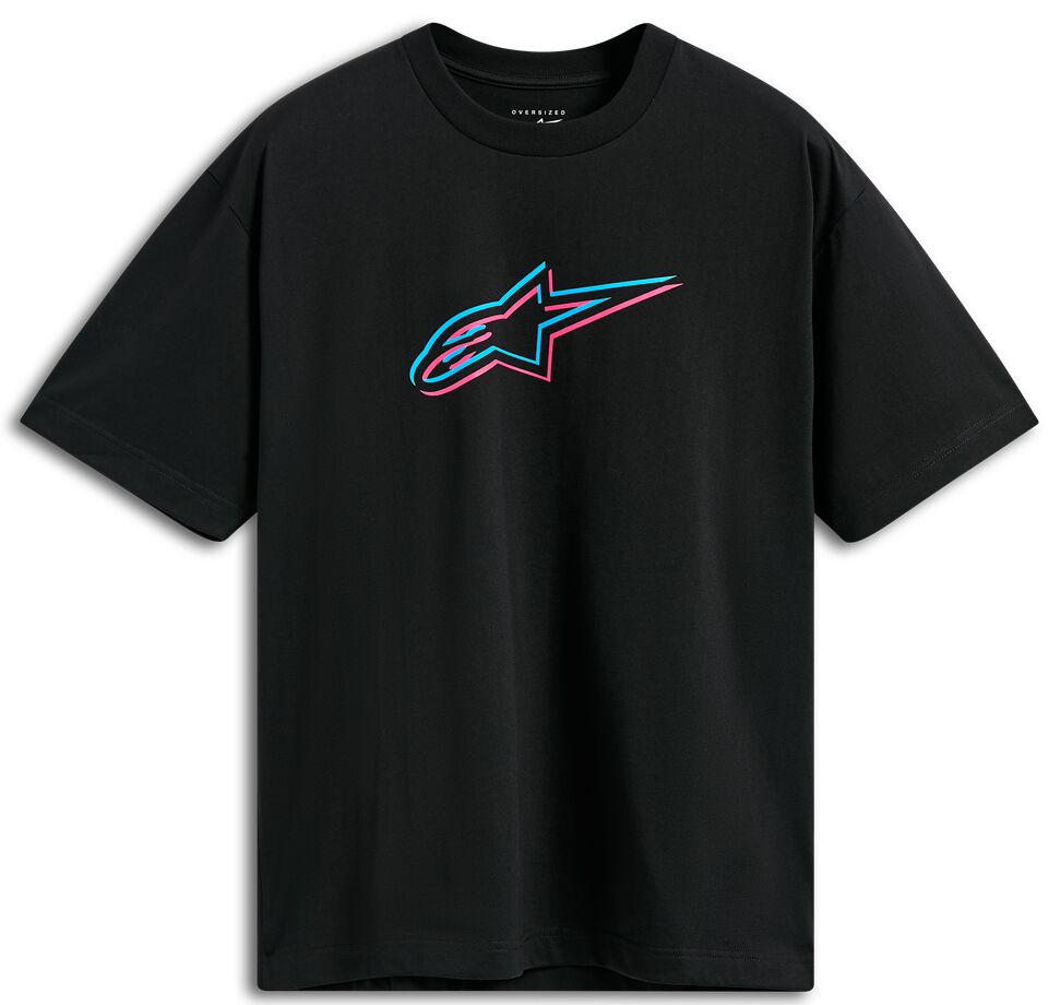 TEE SS CSF OVERSIZED ALTER BLA