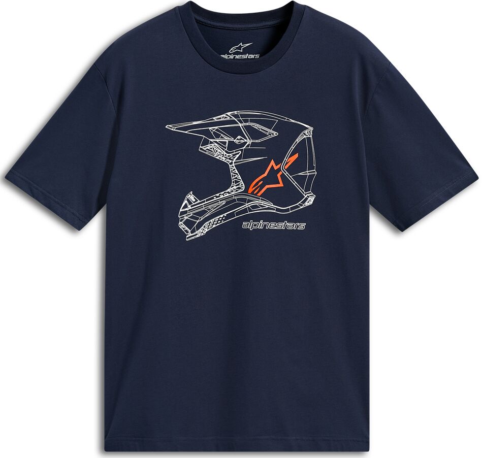 TEE CSF MX HELMET NAVY M