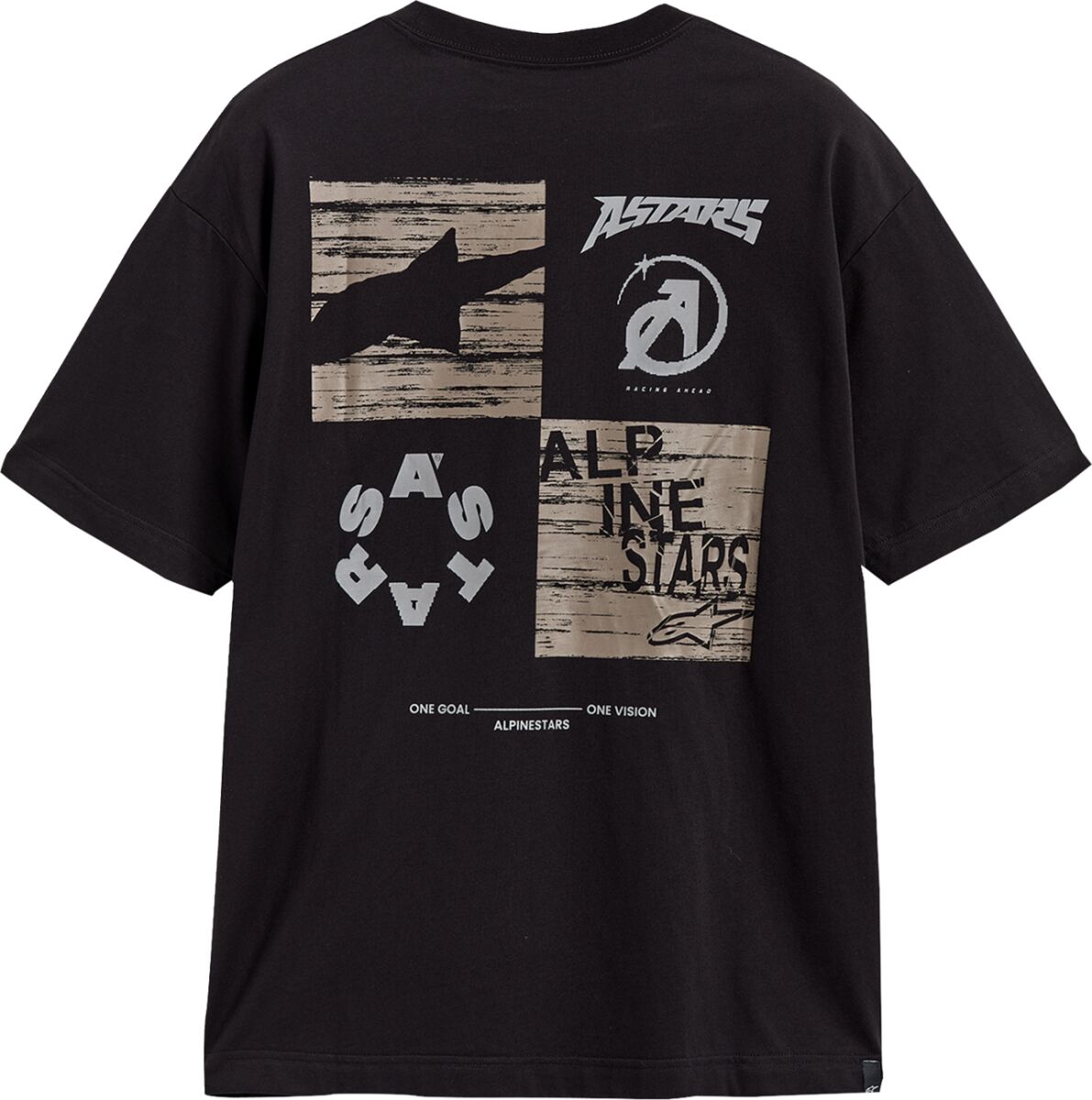 TEE SS CSF OVERSIZED CHECKBACK