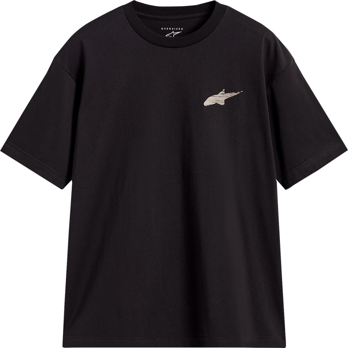 TEE SS CSF OVERSIZED CHECKBACK