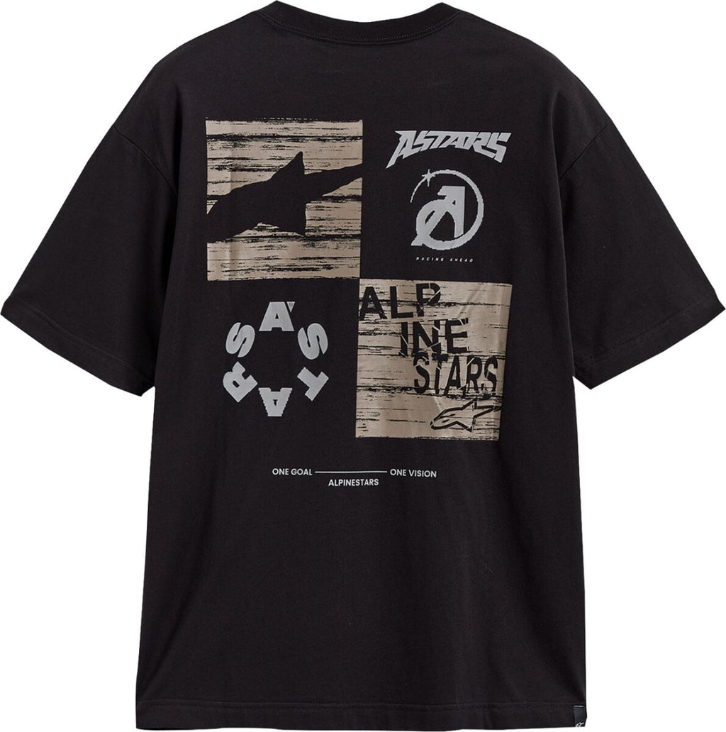 TEE SS CSF OVERSIZED CHECKBACK