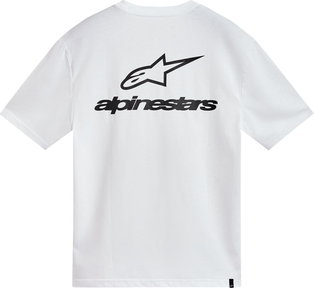 TEE SS CSF COMBO BACK WHITE/BL