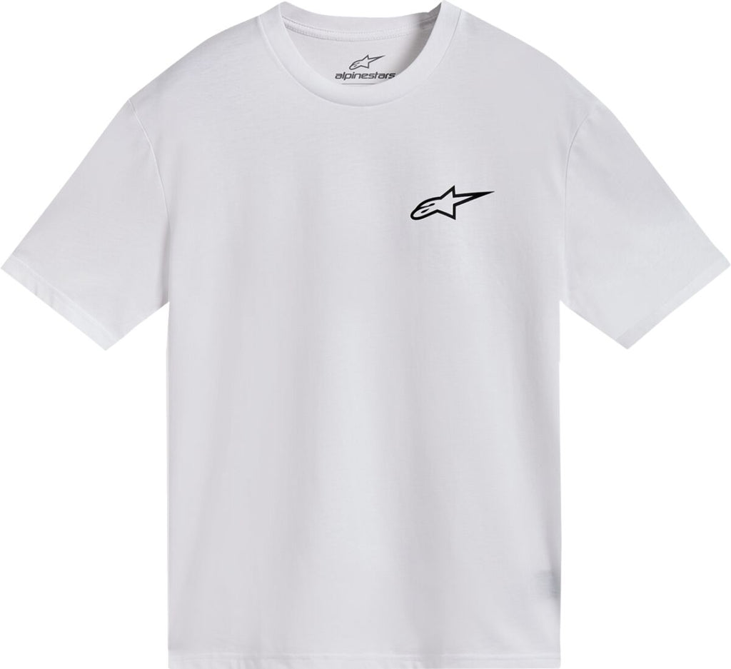 TEE SS CSF COMBO BACK WHITE/BL