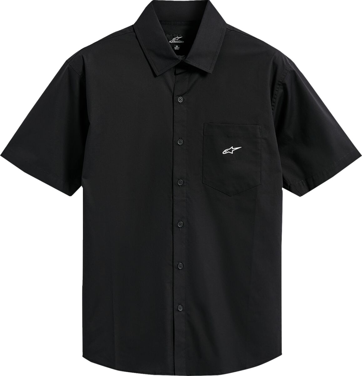 TEE BUTTONED STRIVE WOVEN BLAC