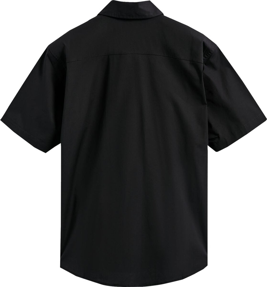 TEE BUTTONED STRIVE WOVEN BLAC