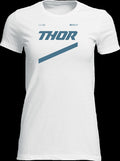 TEE WOMENS BRAVE WHITE LG
