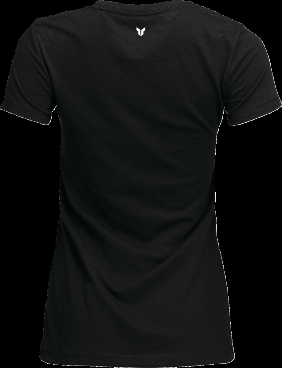 TEE WOMENS BRAVE BLACK MD