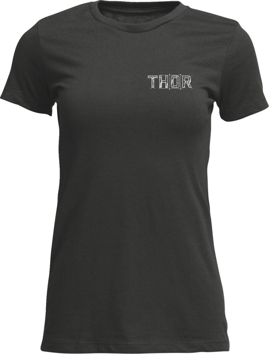 TEE WOMENS BLUEPRINT CHARCOAL