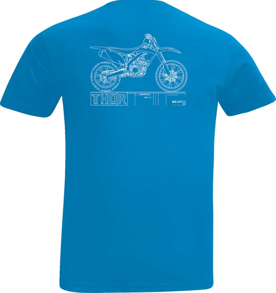 TEE TDLR BLUEPRINT COBALT 4T