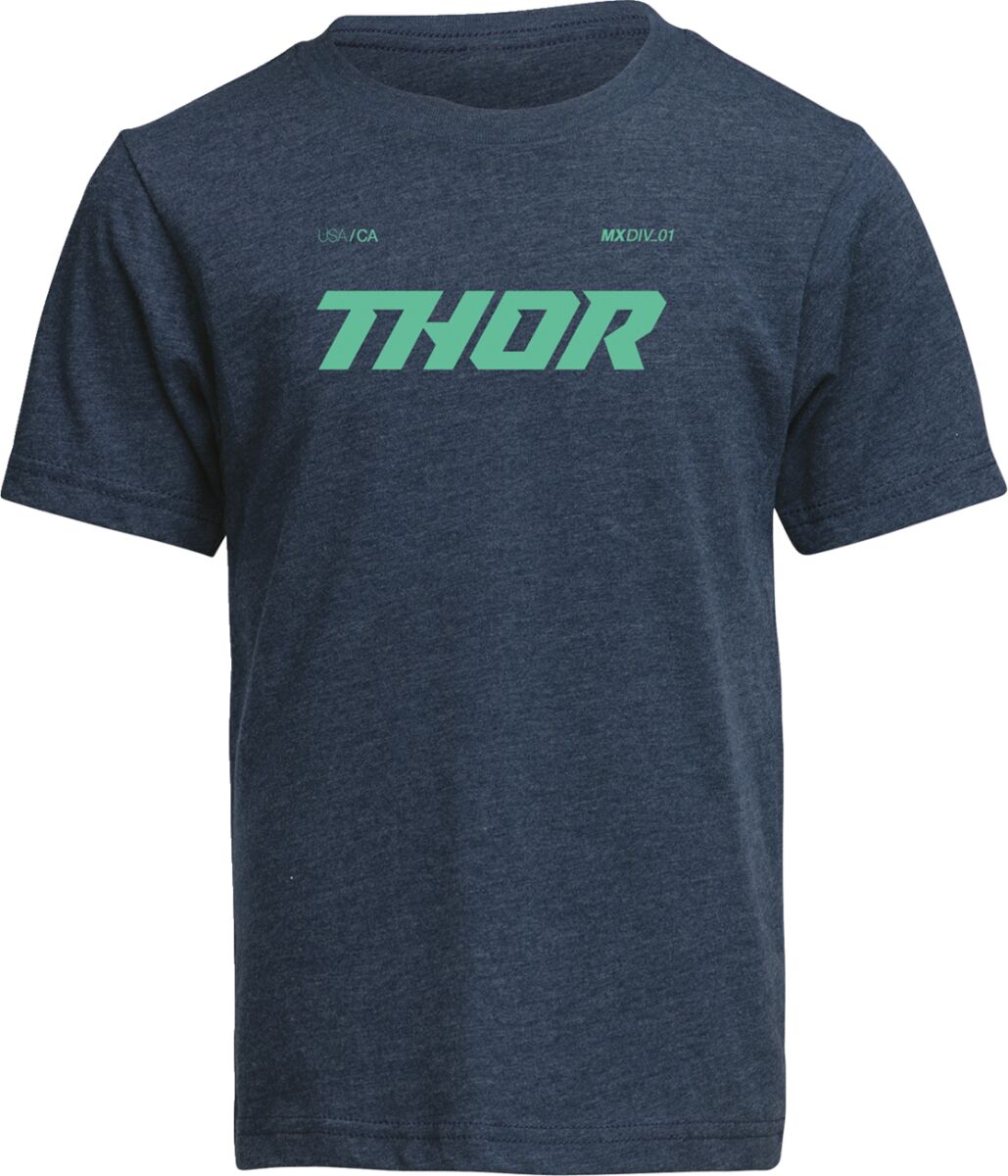 TEE YTH BRAVE PETROL BLUE LG