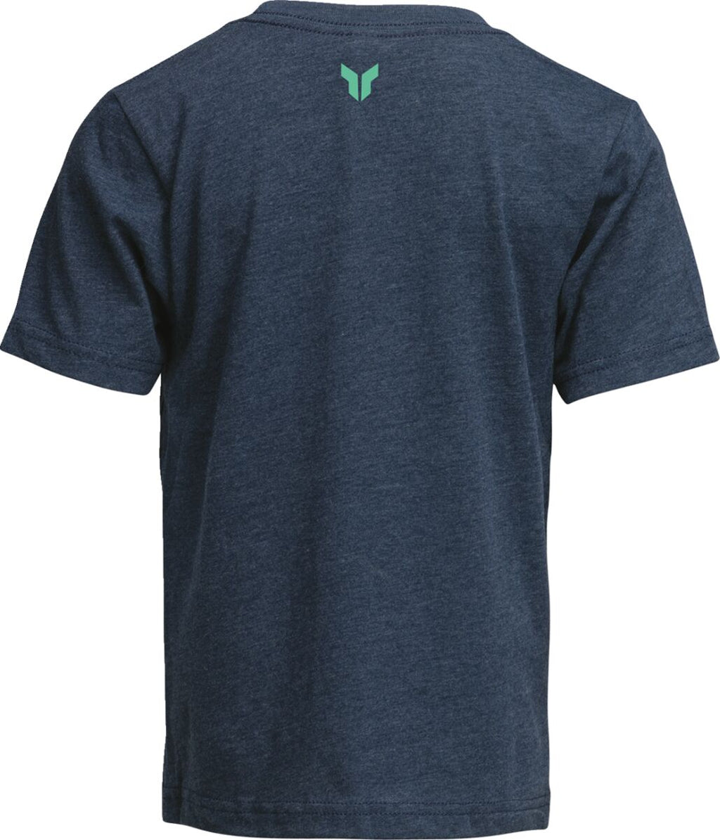 TEE YTH BRAVE PETROL BLUE XL