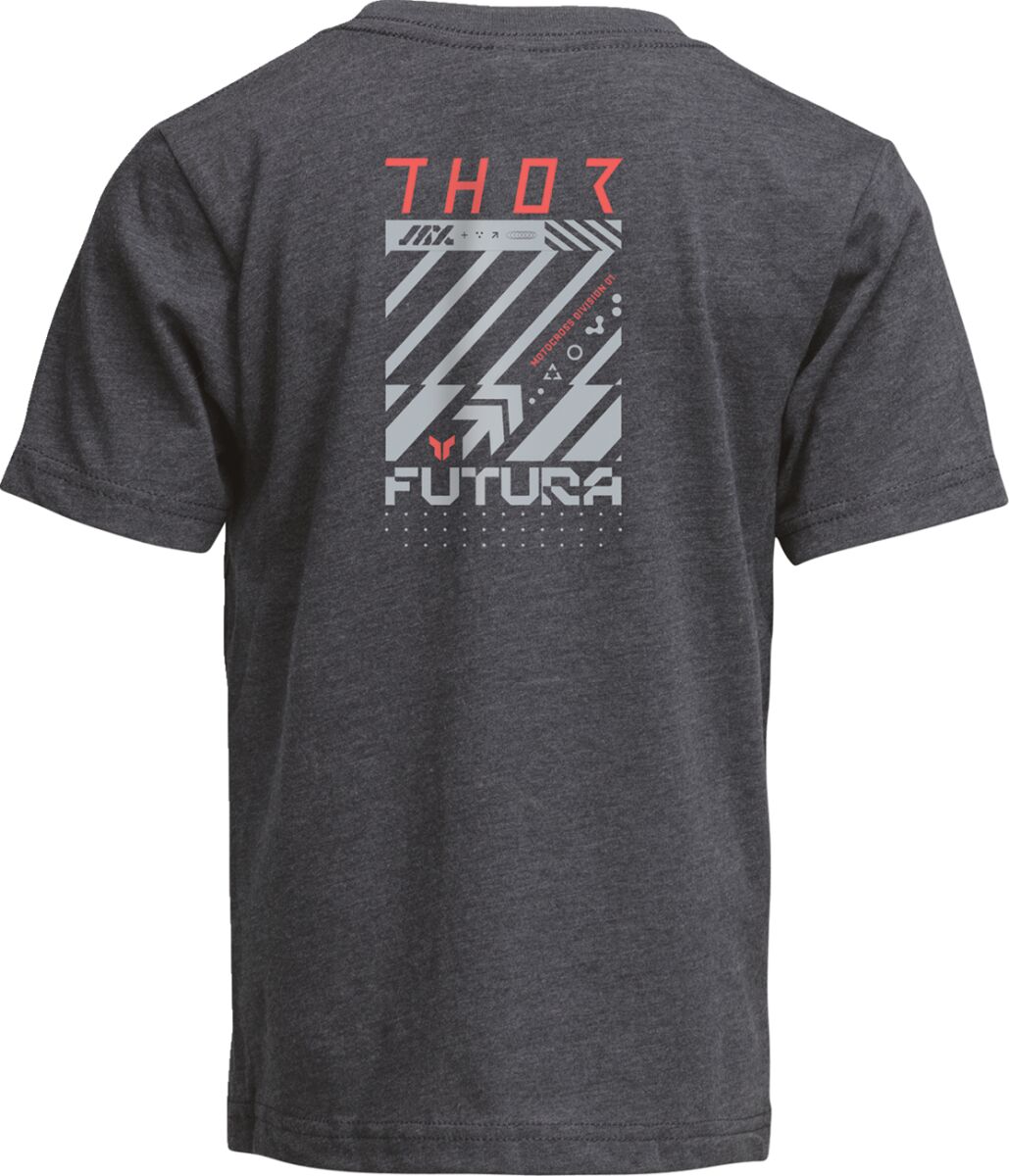 TEE YTH FUTURA CHARCOAL XS