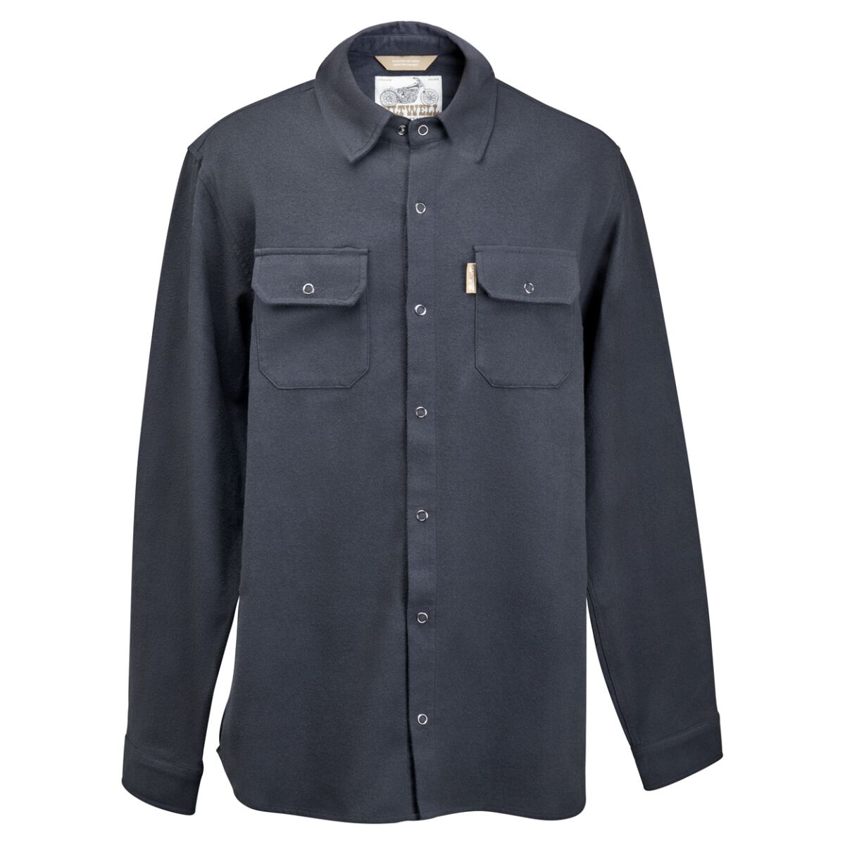 SHIRT FLANNEL HI TEST BLACK LG