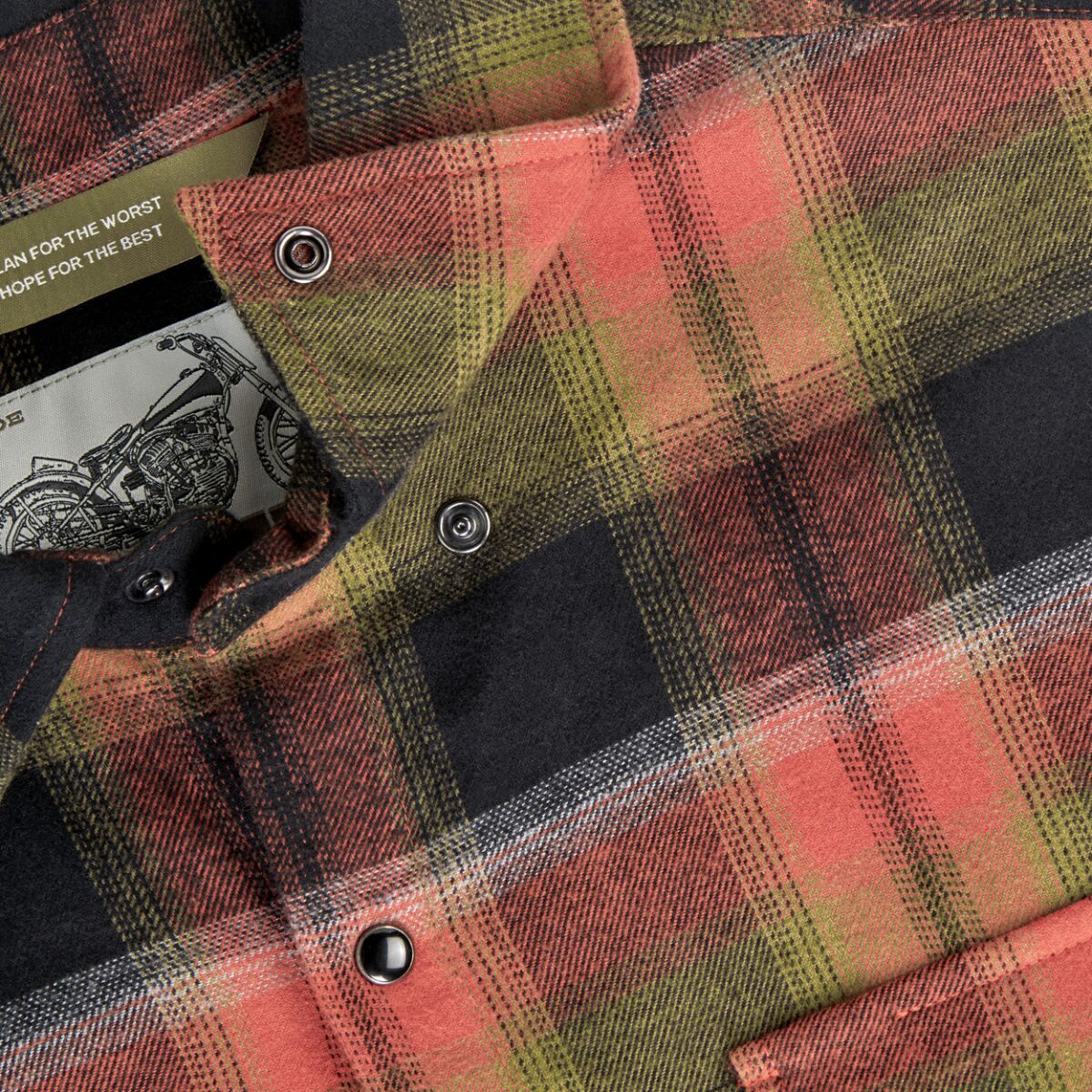 SHIRT FLANNEL HI TEST RUST XS