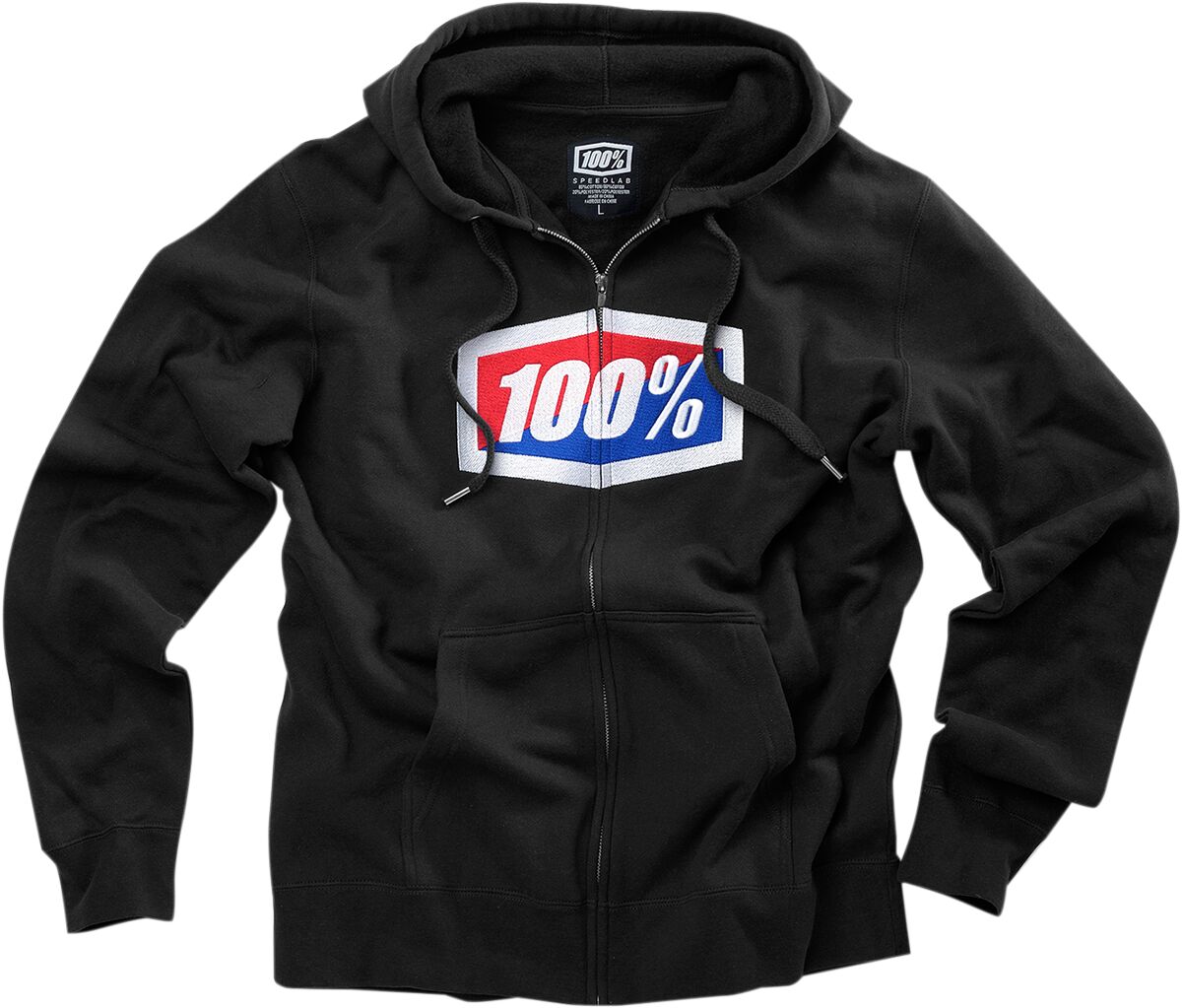 FLEECE ZIP OFFICIAL BK 2X