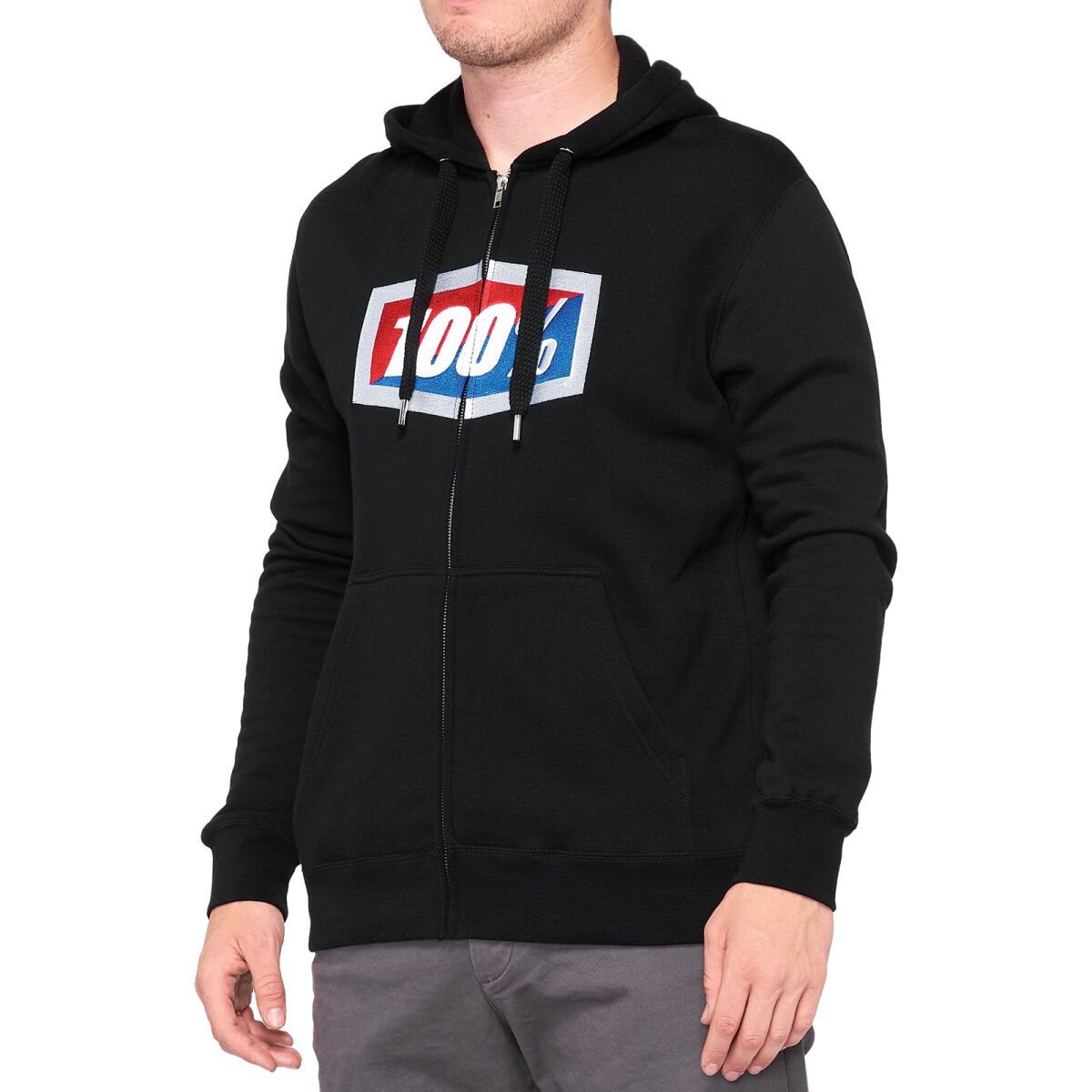 FLEECE ZIP OFFICIAL BK 2X